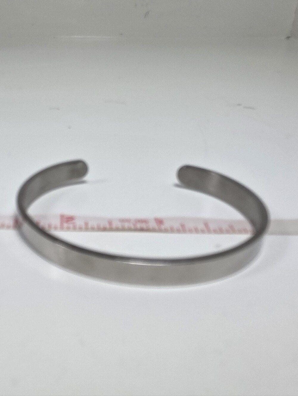 Womes Minimalist Silver Cuff Bracelet